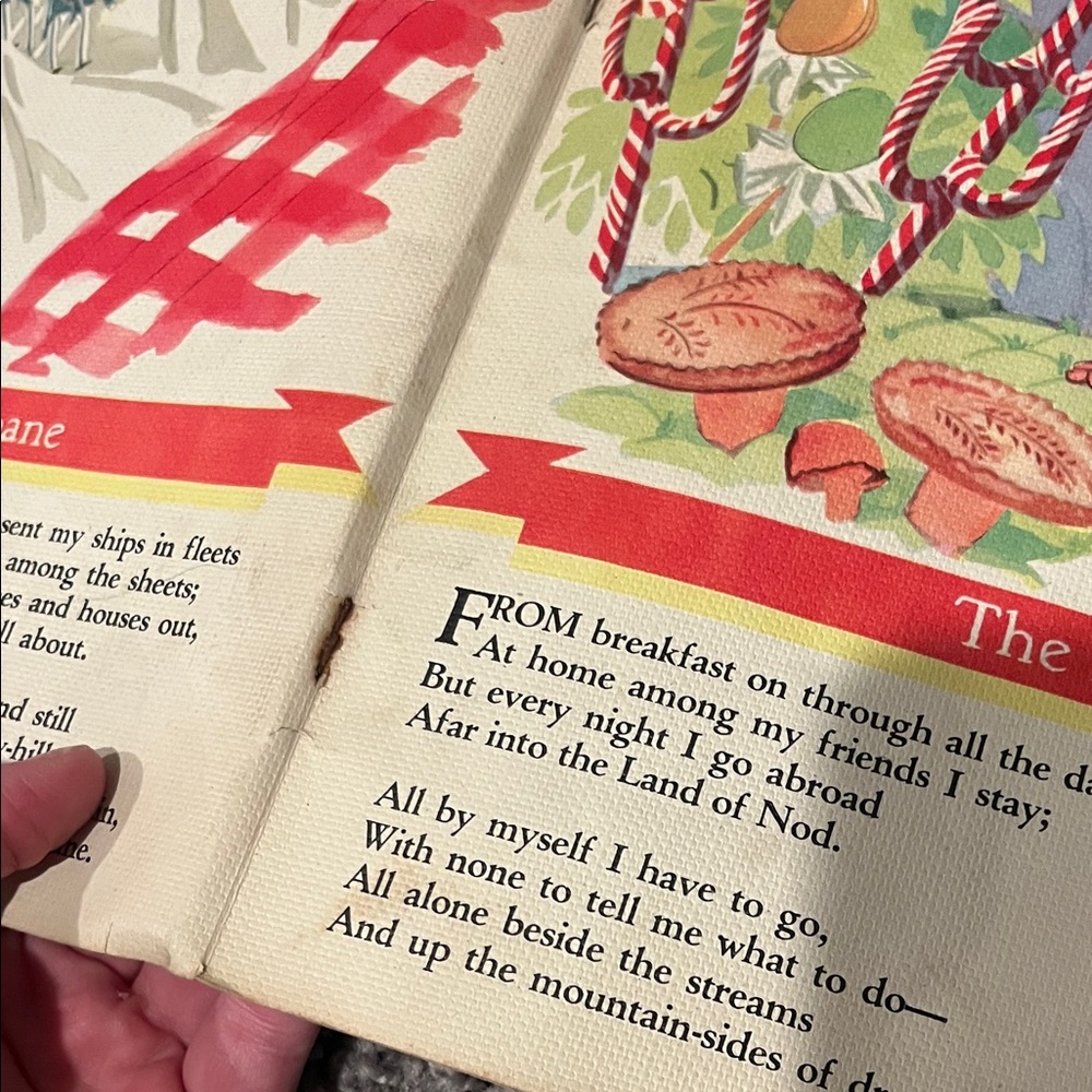 1941 Merrill Publishing Child's Garden of Verses Book by Robert Louis Stevenson - Picture 7 of 14